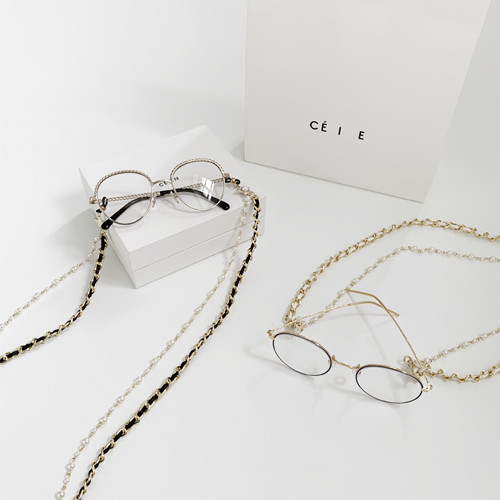 Glasses pearl chain strap