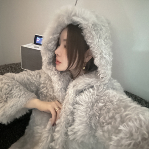Real sheepskin fur jacket