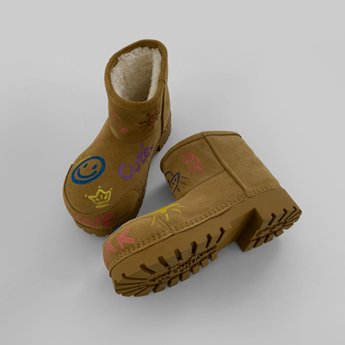 Smile handpainting ugg boots