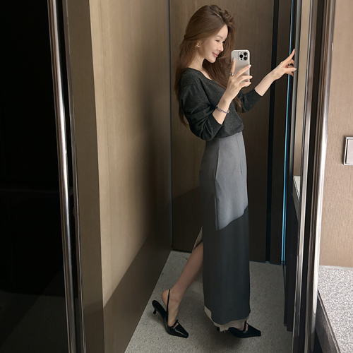Base maxi skirt