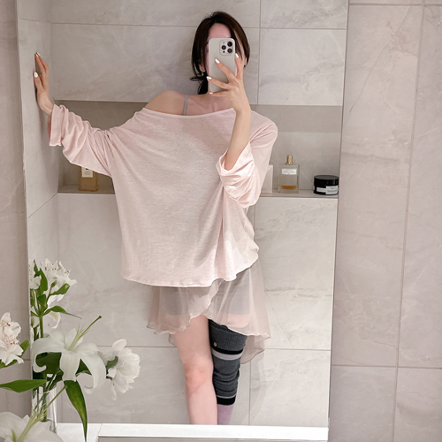 Roble off linen tee