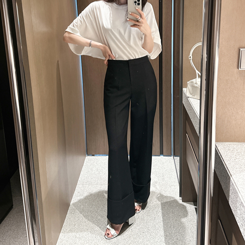 Buckeen roll-up pants