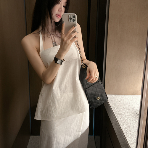 James halter-neck top