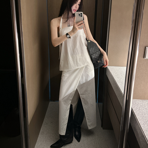 James wrap skirt