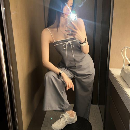 Keats simple ribbon jumpsuit