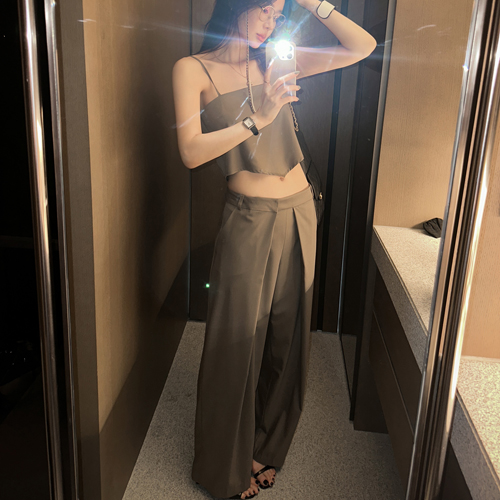 Step wrap pants
