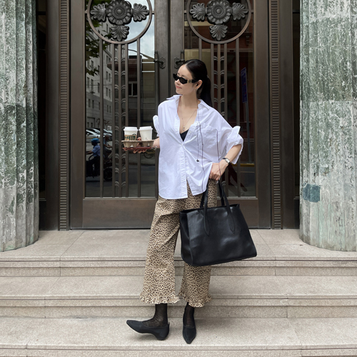 Baer frill banding pants