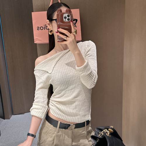 Leny unbal string knit