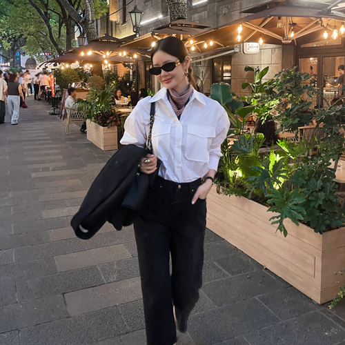 Simon double pocket shirt