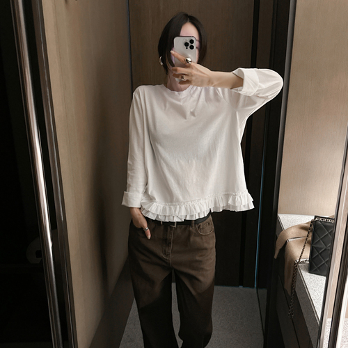 Preen ruffle tee
