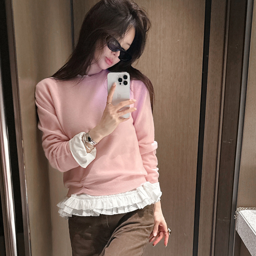 Monica wool shirring knit