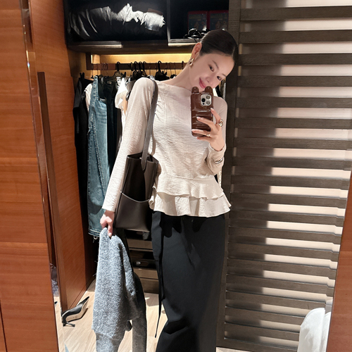 Secret ruffle blouse
