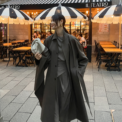 Calvin scarf coat