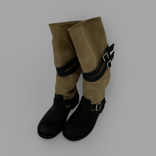 Howell mix buckle boots ♩