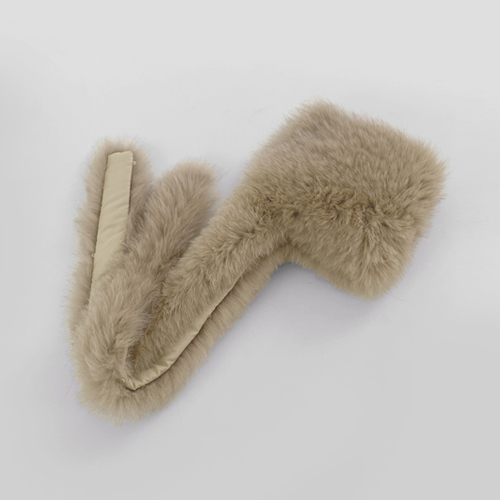 Fox fur collar muffler