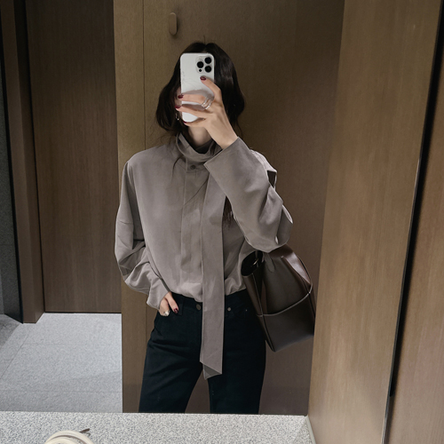 Parfait tencel tie blouse