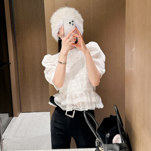 Lily shirring blouse