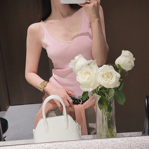 Filo lace sleeveless