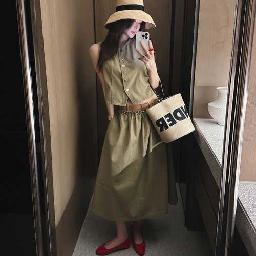 Visco cotton button vest