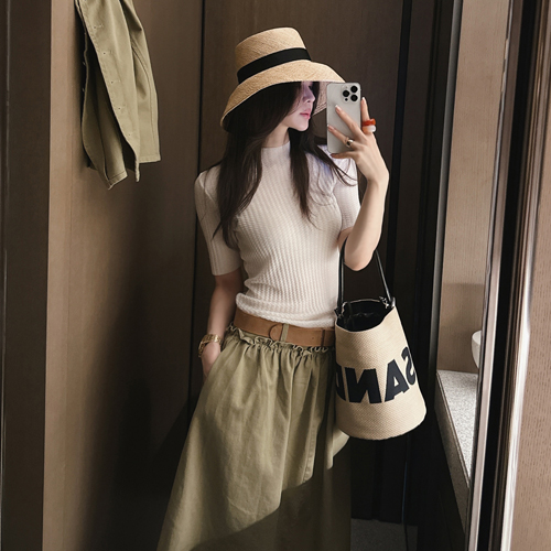 Dayz golgi short-sleeved knit