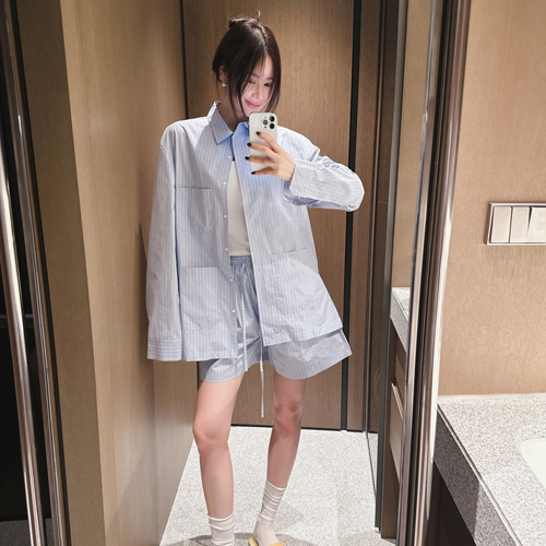 Essen stripe cotton blouse