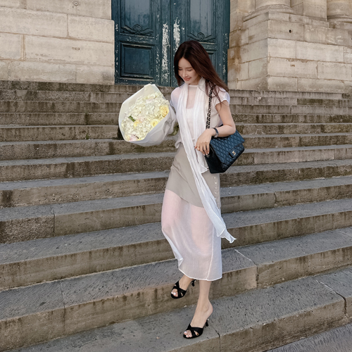 Cotta tencel skirt