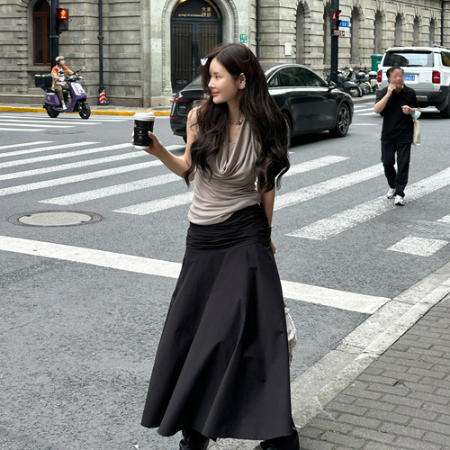 Milli drape nashi tee