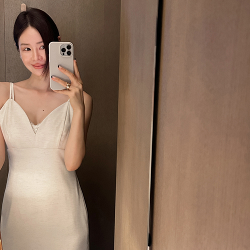 Cassa slim long dress