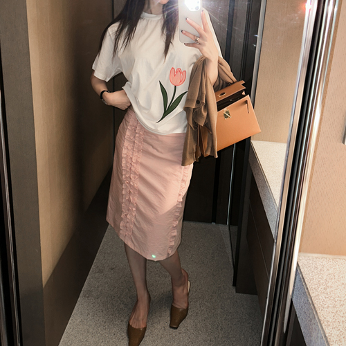 Pisa frill skirt