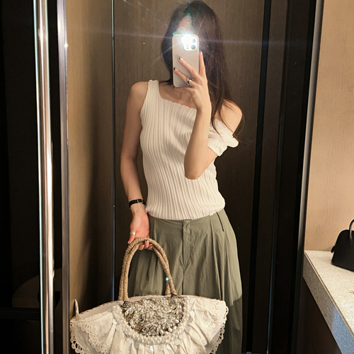 Modal off-shoulder knit