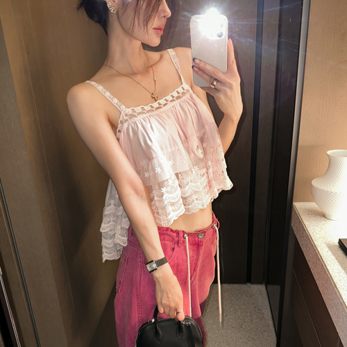 Lala lace nashi top