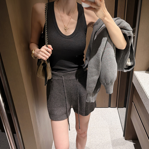Deen U-neck cap sleeveless