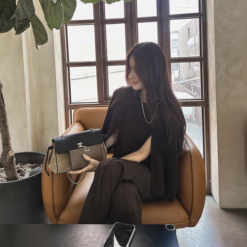 Maren wool cape knit
