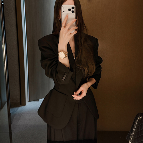 Gentle tailored banding jacket